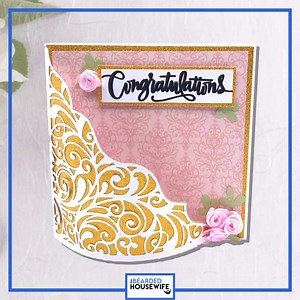 Side Easel Wedding Card