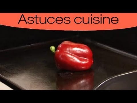 Apprendre à peler un poivron