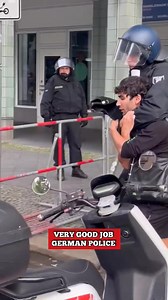 130K views · 5.5K reactions | German  police took into custody a violent HMS supporter to enforce law and order.  | Beautiful woman soldiers | Facebook