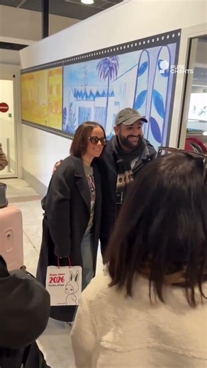 Alizée at the airport for I Gotta Feeling La Tournée at Palais Nikaïa in Nice France 2026 January 29