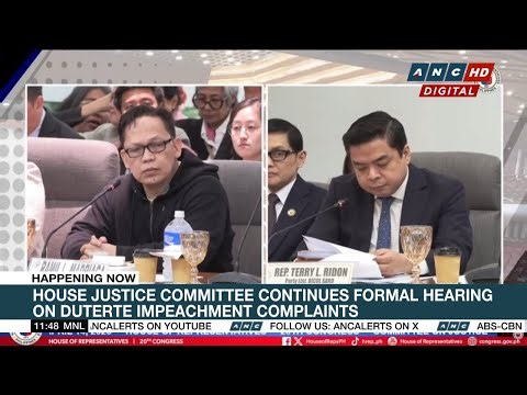 WATCH: Ridon questions self-confessed VP Sara bagman Ramil Madriaga | ANC