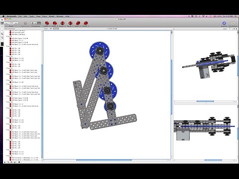 Build Instructions: VEX IQ 4 bar lift system using one motor