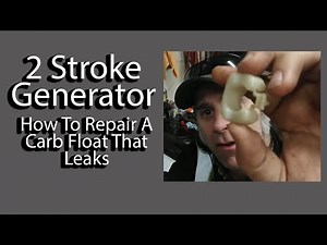 How To Repair a Plastic Carb Float