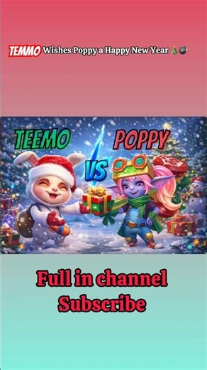 Happy New Year, Poppy! 🎄💣 #Ziggs #Teemo #Poppy #WildRift #LeagueOfLegends#Shorts