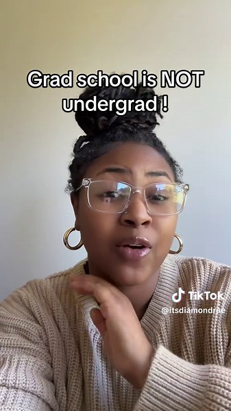 If you’re an overachiever don’t bring that into grad school PLS ! #fyp #gradschoollife #gradschool