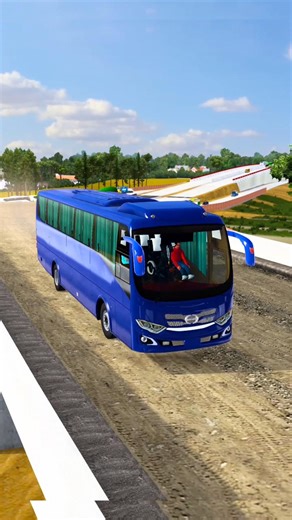 Realistic Bus Driving On ETS2 #shorts