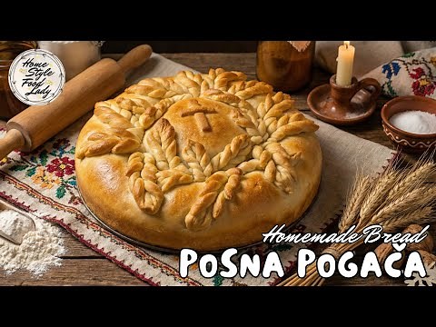 Svečana POSNA POGAČA - Ovaj Recept će Postati Vaš Omiljeni | Homemade Holiday Bread