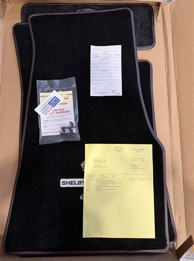 2007 - 2009 Lloyd Mats for GT500 Ebony Mats (New)