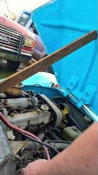 #1969 Fiat 124 sport spider # with body kit installed in the 80's# got her to fire off