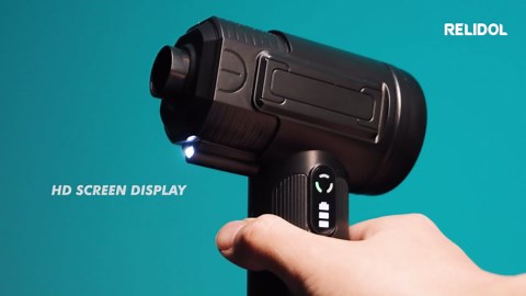 Compressed Air Duster: 100000RPM Electric Air Duster with LED Light Mini Air Blower Rechargeable Cordless Keyboard Cleaning Jet Dry Blower - Car, PC and Home Cleaning Kit Easier to use