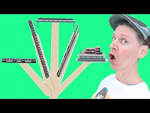 Trains Part 2 | Pop Sticks Song with Matt | Dream English Kids - Videos For Kids