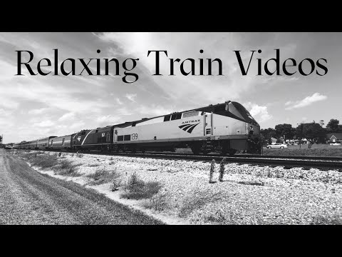 Relaxing Train Videos (with cool music)