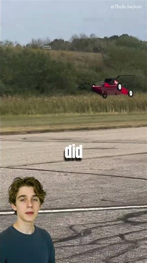 The World’s First Flying Mower