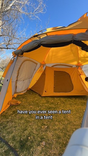 The Internet’s favorite tent in a tent. Available now at beehivecamping.com 🐝🏕️ #BeehiveCamping #InnerTent #Drone500 | Beehive Camping