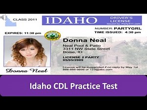 Idaho CDL Practice Test