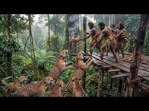Korowai Tribe vs Jaguars: How a Family Survives Above the Jungle | Off-Grid Documentary