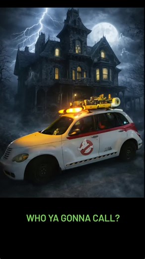 Who Ya Gonna Call... #cosplay #Ghostbusters #hautedhouse #ghost #ecto1 | ghostbusters costume