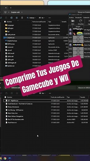 Como Comprimir Tus Juegos De GC y Wii de formato Iso a Rvz #PC #dolphin #emuladores #zonegamer22