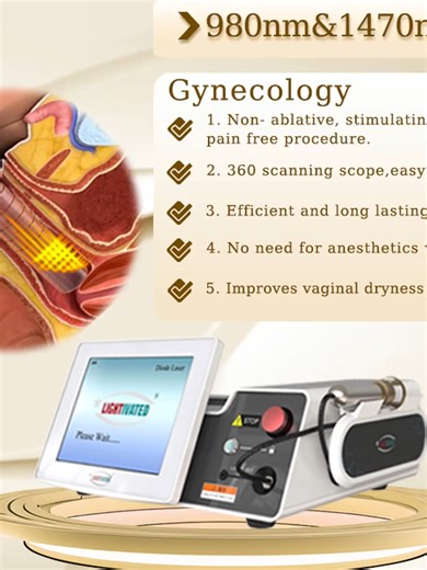 ✨ 980nm & 1470nm Diode Laser for Feminine Health ✨ A powerful solution for modern women’s intimate wellness. Our LVR (Laser Vaginal Rejuvenation) technology offers: 💗 Vaginal tightening 👩‍🍼 Postpartum recovery 💧 Stress urinary incontinence treatment 🌸 Vaginal whitening 🌟 Rejuvenation & elasticity restoration Safe, non-invasive, and effective with FDA & CE approvals. Give women the confidence and comfort they deserve. #laservaginal #femininehealth #postpartumcare #lvr #intimatewellness #wom