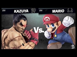 Super Smash Bros. Ultimate - Kazuya vs Mario