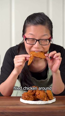 Mei & Kyong | Two Plaid Aprons on Instagram: "Let’s Make Korean Fried Chicken (KFC) which are some of the best fried chicken around! Full Recipe is on our Blog, LlNK is in our Bl0! Just type “Fried Chicken” in the search!❤️ #koreanfriedchicken #friedchicken #superbowl #partyfood #koreanfood #easyrecipes #asmr #recipes"