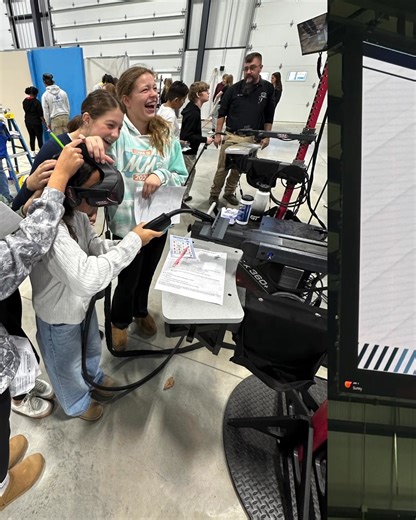 👷‍♀️ What a great first day at the 2025 Career Pathways Expo! Middle school students from across Lorain County stopped by to explore hands-on career experiences and try out our virtual welding activity — a fun, high-tech way to spark interest in the skilled trades. 🔥 We loved seeing their curiosity and excitement as they discovered new possibilities for their futures. 💡 We’ll be back again tomorrow to welcome high school students for another full day of career exploration and inspiration! 🙌 