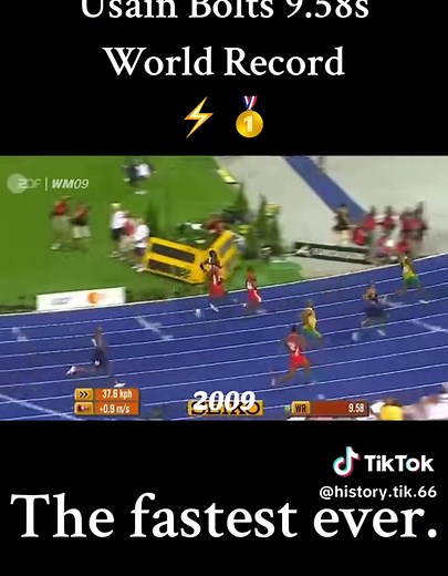 Usain Bolt 100m World Record 2009