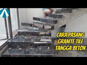How to install minimalist granite stairs