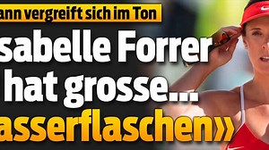 TV-Mann vergreift sich im Ton: «Isabelle Forrer hat grosse... Wasserflaschen»