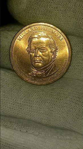 U.S.A. 2010 millard Fillmore Presidential one Dollar coin #numismatic #americancurrency #coinage