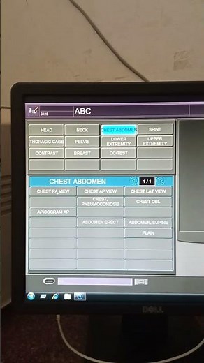 how to enter patient details and select protocol in fuji cr system.