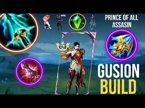GUSION ONE SHOT BUILD 2025! Prince of Assassin Build Guide - Mobile Legends