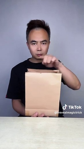 The secret of the Paper Bag Magic! #magic #illusion
