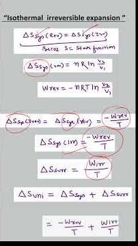 Isothermal Reversible vs Irreversible “Entropy Change Made Easy”​: in 1 Minute #neet #jee #iit ​