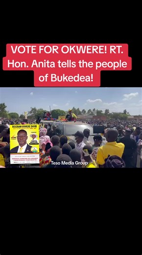Rt. Hon. Anita Among Campaigns for President Museveni in Bukedea