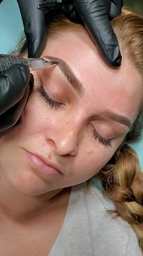 yes or no on these brows..? #beautybyswan #powderbrow #brows #eyebrows