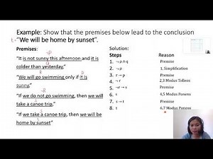 CC 111 Rules of Inference | Part 4 Using Rules of Inference to Build Arguments