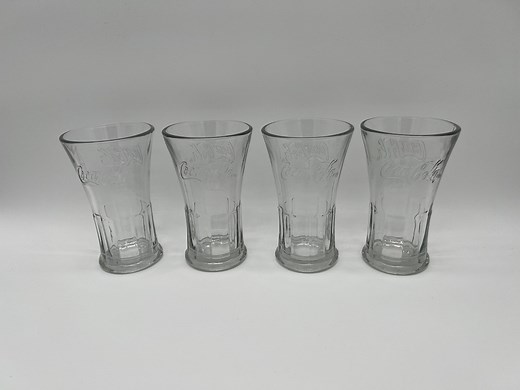 Genuine Vintage Libbey Coca-cola Glasses, Set of 4 - Etsy