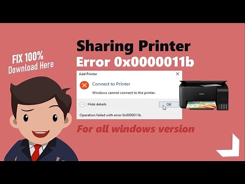Cara mengatasi error 0x0000011b saat sharing printer | WORK 100%