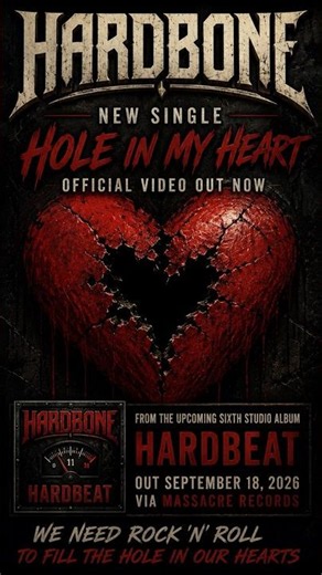 Hardbone Releases “Hole In My Heart” Video