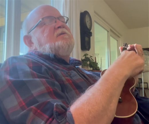 4.4K views · 81 reactions | Quick Take Friday: There’s a song sheet for “I’ll See You in my Dreams” at https://www.ukesterbrown.com . It’s commited to memory, but I hadn’t played it for a while and i was hoping to get it close to right… Recorded using UB Quick Take Technology (iPhone leaning against my UKE Republic mug). Playing my Martaferrin soprano built by Dave Talsma. It is mahogany and has Fremont black medium strings. | Ukester Brown | Facebook