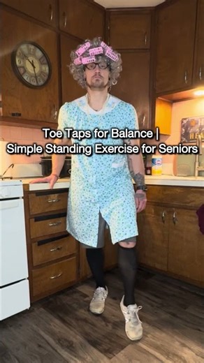 Toe Taps for Balance | Easy Standing Exercise for Seniors