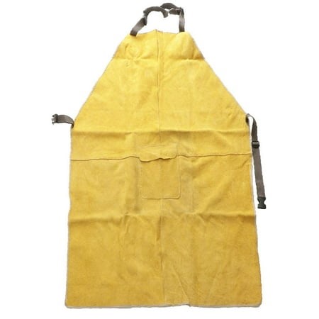 Electric Welding Welding Apron Thermal Insulation Artificial Cow Skin , as described, Yellow 90x60cm - Walmart.ca