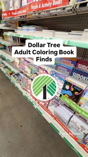 Adult Coloring Book Finds at Dollar Tree