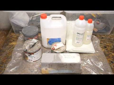 XPS Foam Sculpture Surface Preparation – Fillers, Epoxy Resin and Acrylic Paint Tests
