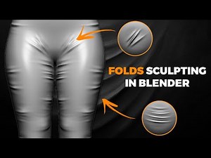 Blender Fabric Fold Brushes | 3 Free + 50 Pack + 170+ Mega Bundle