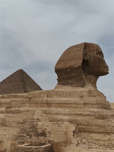 ‏La Esfinge #pyramids #sphinx #giza #history