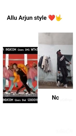 Allu Arjun style ❤️❤️ #shortviral #allu arjun #dance #shortfeed#shortvideo#reels#trendingshorts
