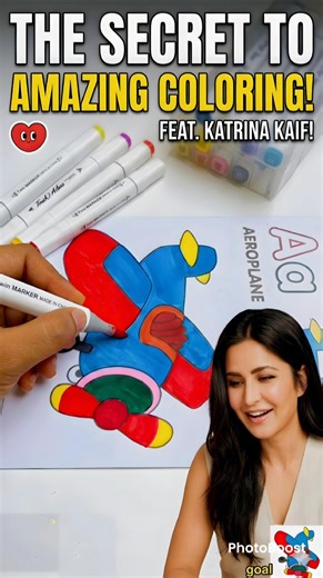 This is SO Satisfying... 🎨 Coloring with Art Markers ✈️