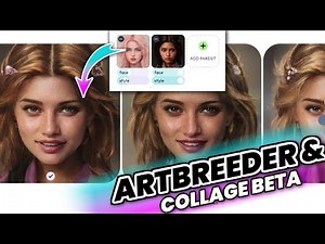 Artbreeder & Collage Amazing Machine Learning Generative Art